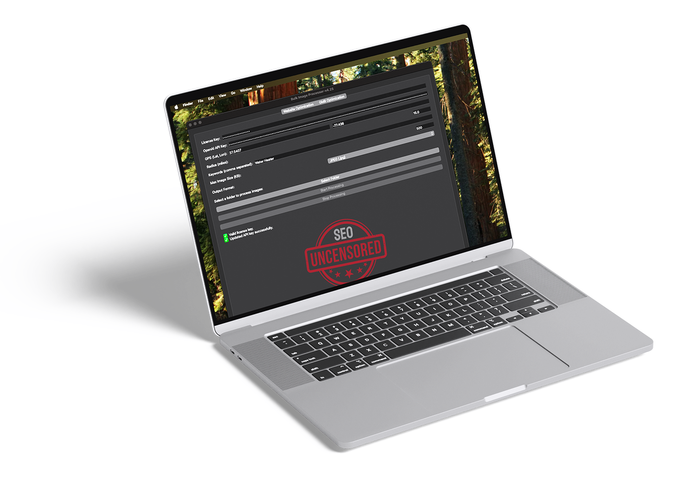 Laptop Mockup Example